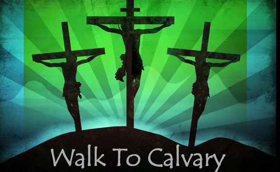 walk to calvary banner